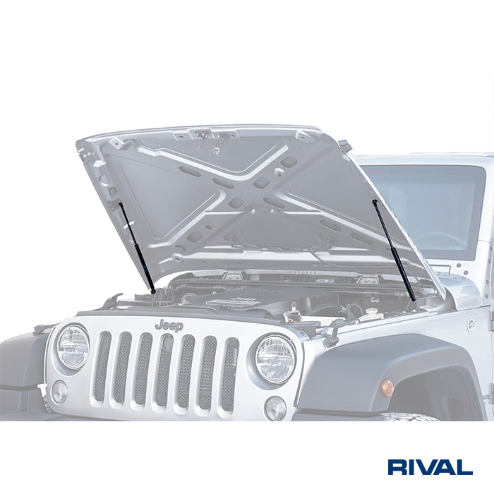 RIVAL Motorhaubendämpfer-Set für Jeep Wrangler 2007-2018