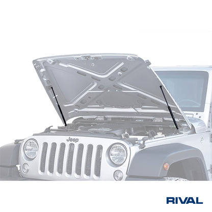 RIVAL Motorhaubendämpfer-Set für Jeep Wrangler 2007-2018