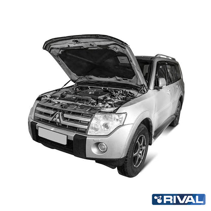 RIVAL Motorhaubendämpfer-Set für Mitsubishi Pajero IV 2006-2012, 2012-2015, 2015-