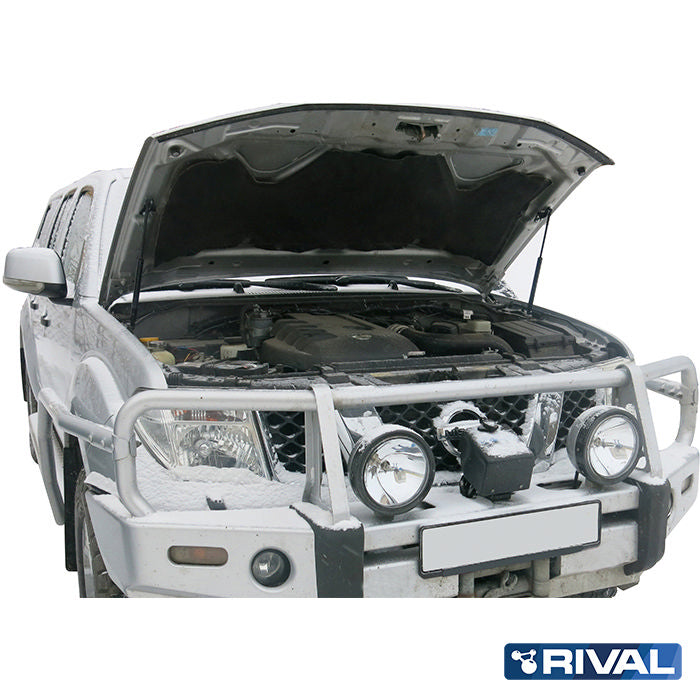 RIVAL Motorhaubendämpfer-Set für Nissan Navara 2005-2010, 2010-2015