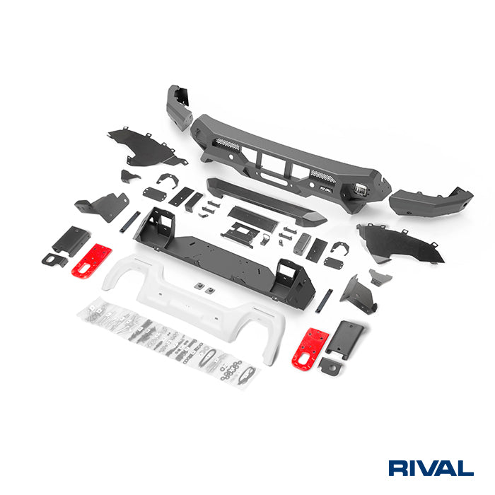RIVAL Offroad-Frontstoßstange für Ford Ranger Raptor 2022-Present – Aluminium