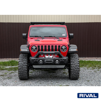 RIVAL Offroad-Frontstoßstange für Jeep Wrangler 2007-2018, 2018- – Stahl