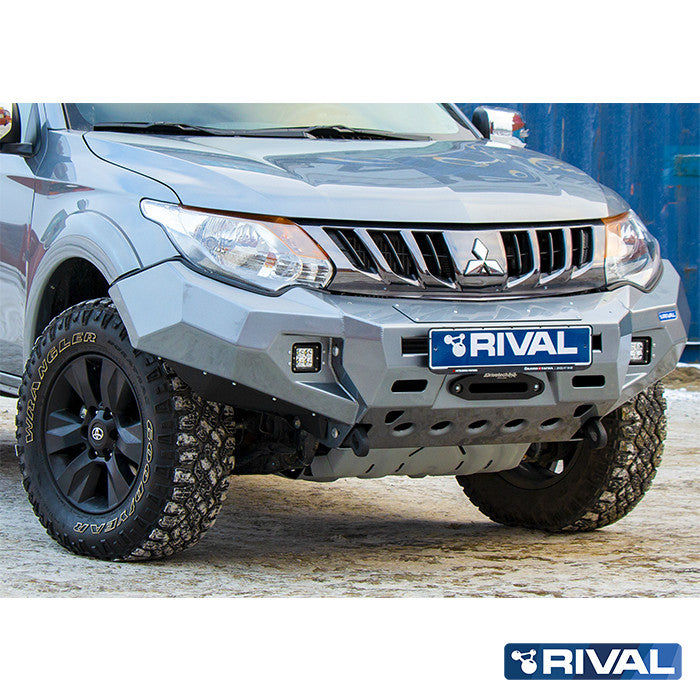 RIVAL Offroad-Frontstoßstange für Mitsubishi L200 / Triton 2015-2019 – Aluminium