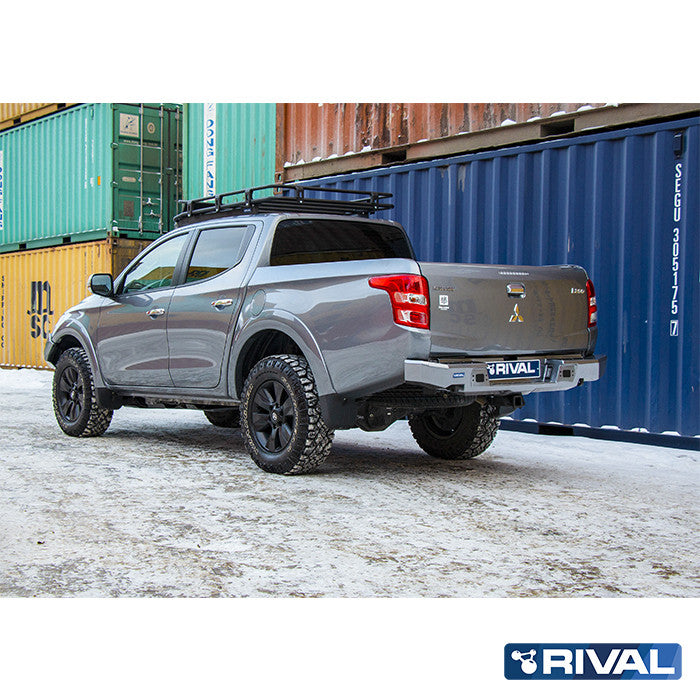 RIVAL Offroad-Heckstoßstange für Mitsubishi L200 / Triton 2015-2019 – Aluminium