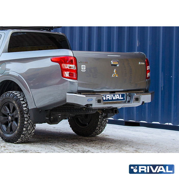 RIVAL Offroad-Heckstoßstange für Mitsubishi L200 / Triton 2015-2019 – Aluminium