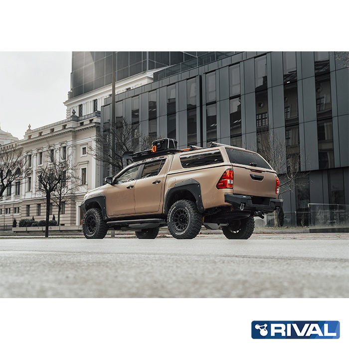 RIVAL Offroad-Heckstoßstange für Toyota Hilux 2011-2015 – Aluminium