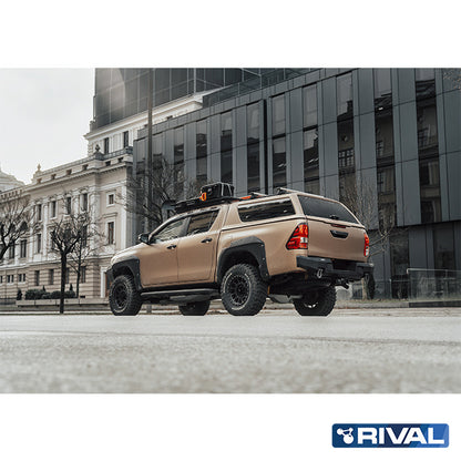 RIVAL Offroad-Heckstoßstange für Toyota Hilux 2011-2015 – Aluminium
