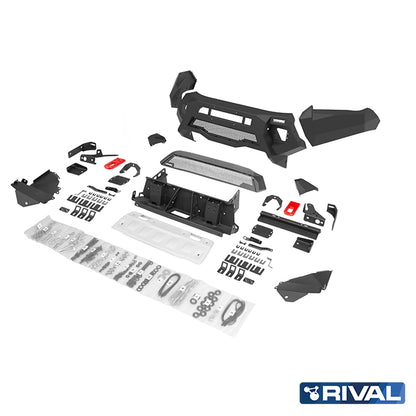 RIVAL Offroad-Frontstoßstange für Toyota Hilux 2021- – Aluminium