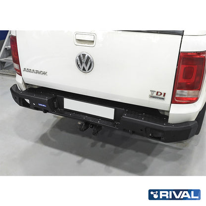 RIVAL Offroad-Heckstoßstange für Volkswagen Amarok 2010-2016, 2016-2021 – Aluminium