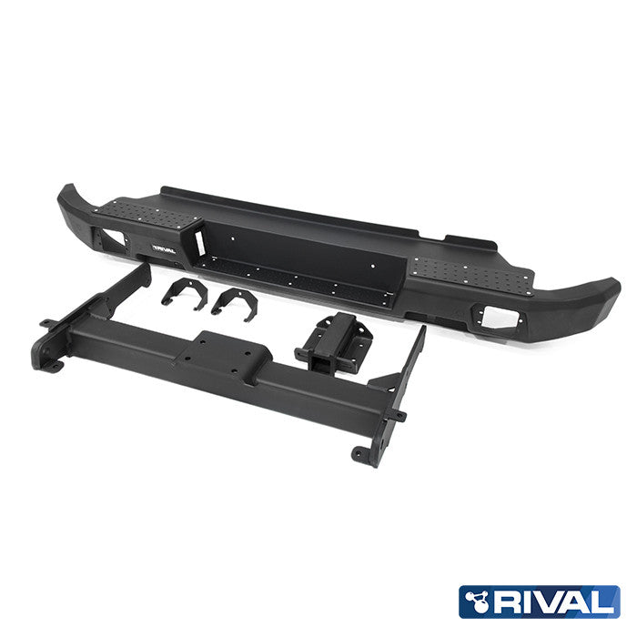 RIVAL Offroad-Heckstoßstange für Volkswagen Amarok 2010-2016, 2016-2021 – Aluminium