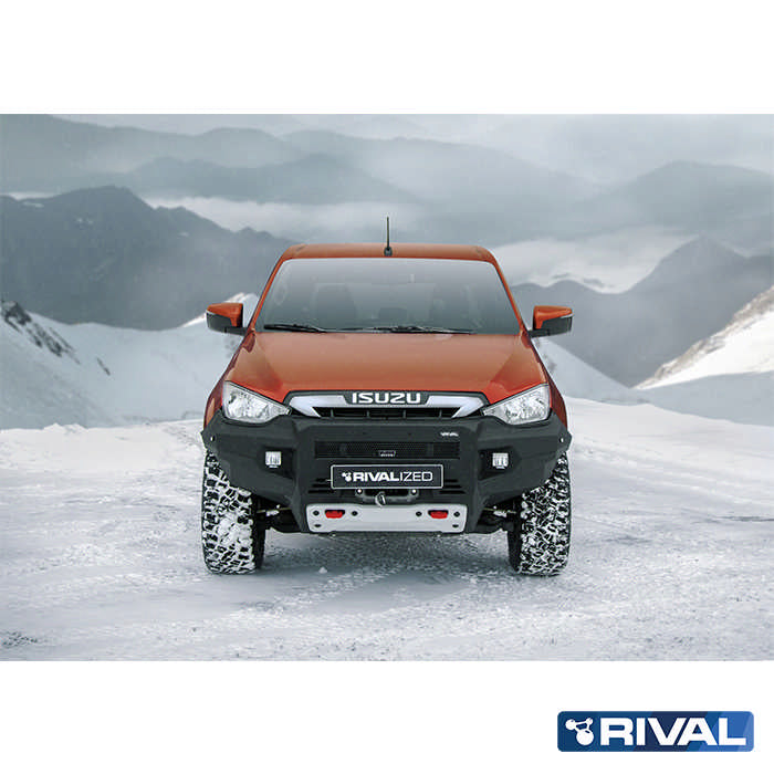 RIVAL Offroad-Frontstoßstange für Isuzu D-Max 2021-2023 – Aluminium