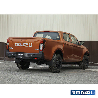 RIVAL Offroad-Heckstoßstange für Isuzu D-Max 2021-2023 – Aluminium