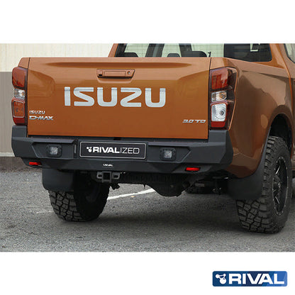 RIVAL Offroad-Heckstoßstange für Isuzu D-Max 2021-2023 – Aluminium