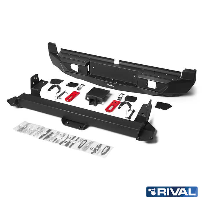 RIVAL Offroad-Heckstoßstange für Isuzu D-Max 2021-2023 – Aluminium