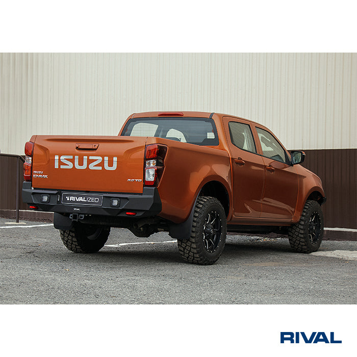 RIVAL Offroad-Heckstoßstange für Isuzu D-Max 2021-2023 – Aluminium