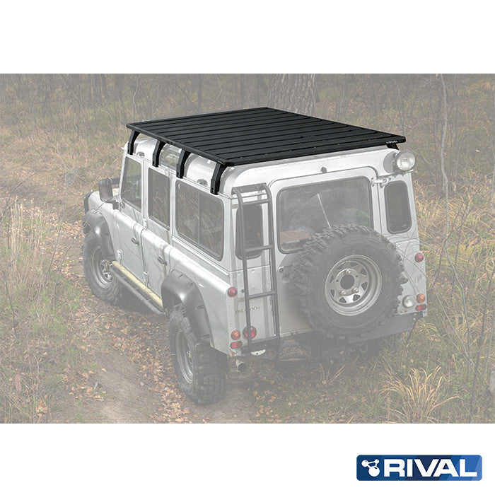 RIVAL Modularer Aluminium-Dachträger für Land Rover DEFENDER 1990 - 2016 – Aluminium