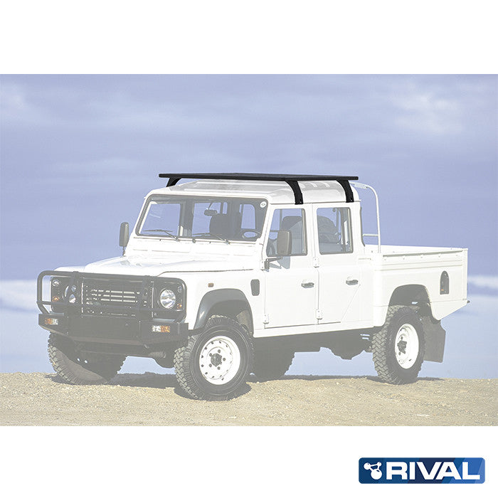 RIVAL Modularer Aluminium-Dachträger für Land Rover DEFENDER 1990 - 2016 – Aluminium