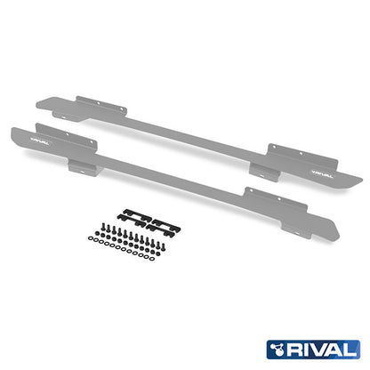 RIVAL Modularer Aluminium-Dachträger für Mitsubishi L200 2015- 2019, 2019-2023 – Edelstahl