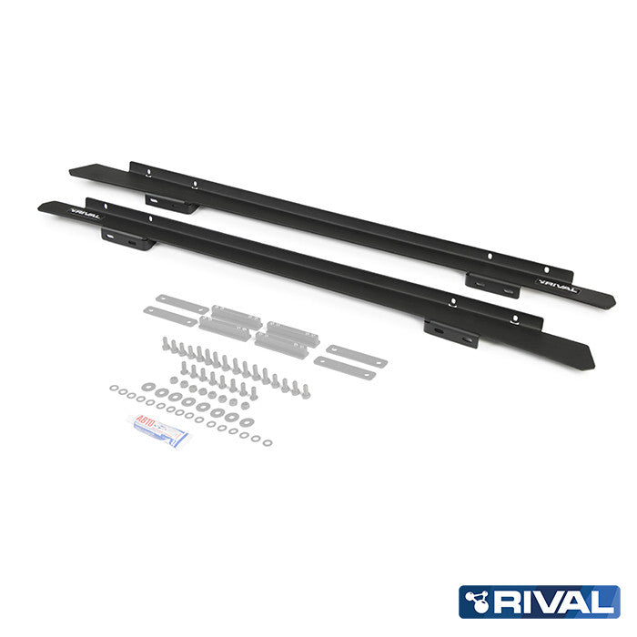 RIVAL Modularer Aluminium-Dachträger für Toyota HILUX 2015- – Edelstahl