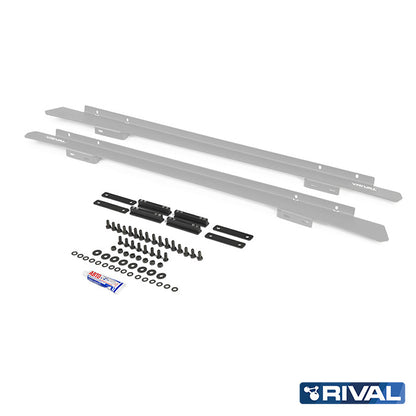 RIVAL Modularer Aluminium-Dachträger für Toyota HILUX 2015- – Edelstahl