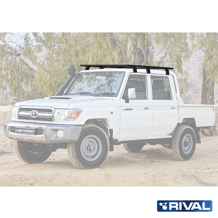 RIVAL Modularer Aluminium-Dachträger für Toyota LAND CRUISER 2007- – Aluminium