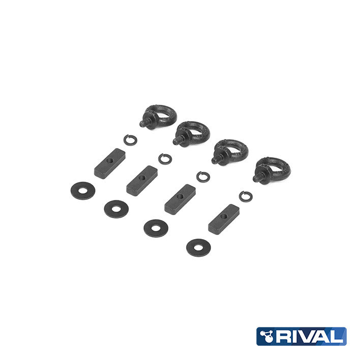 RIVAL Modularer Aluminium-Dachträger – zinklamellenbeschichteter Stahl