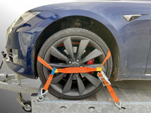 50mm Auto Zurrgurt Autotransport Spanngurt PKW Radsicherung Radverzurrung WheelLash Loop