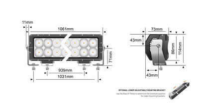 STEDI LED – Lightbar ST4K 42 Zoll