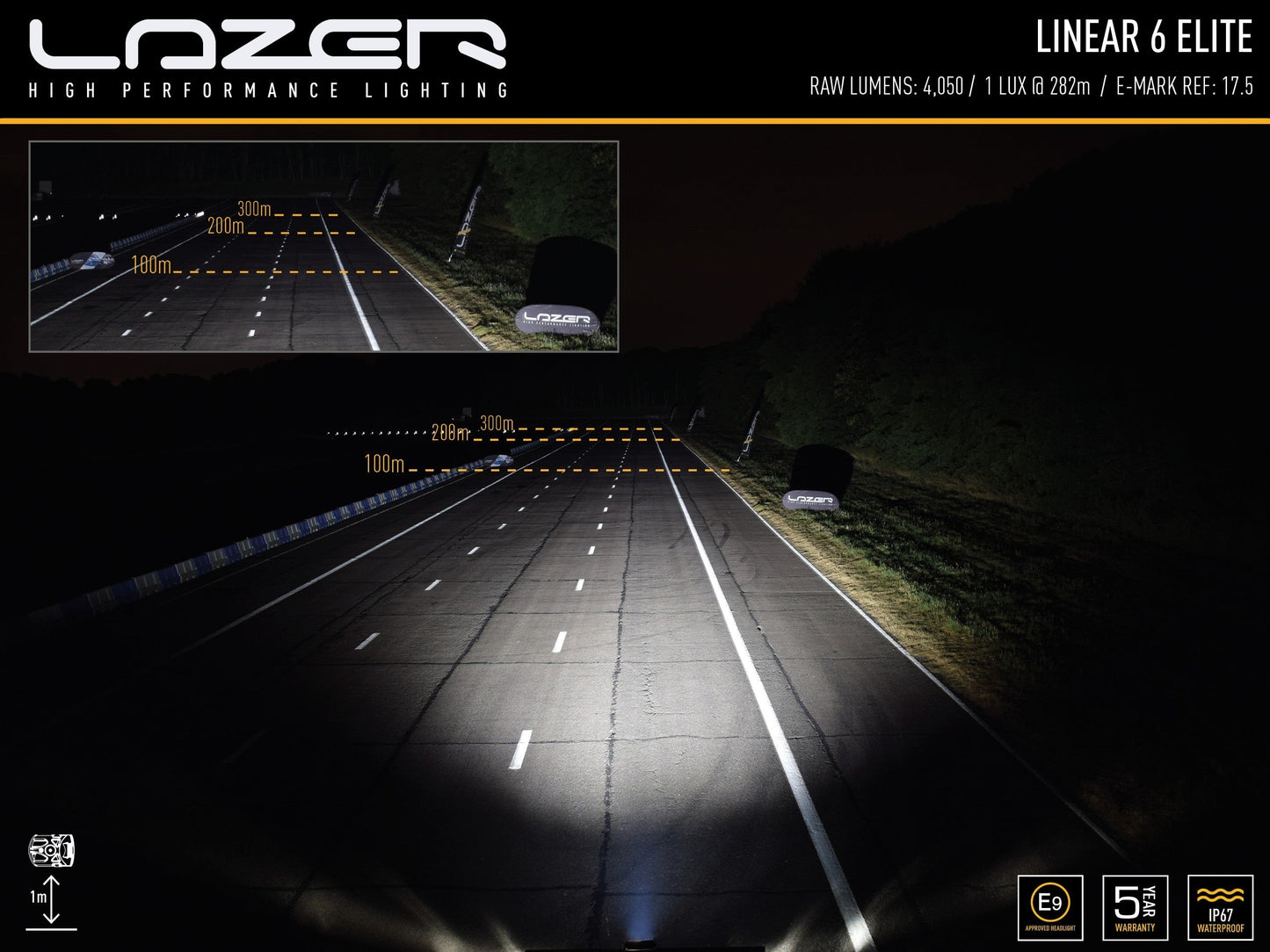 Lazer Lamps Linear 6 Elite