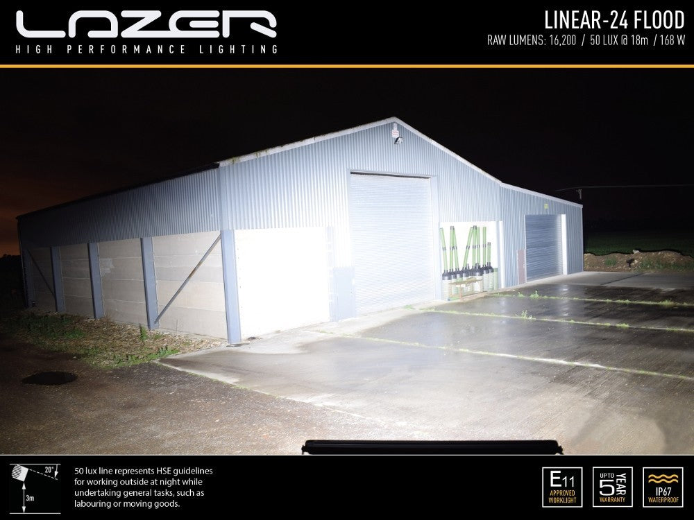 Lazer Lamps Linear 24 flood