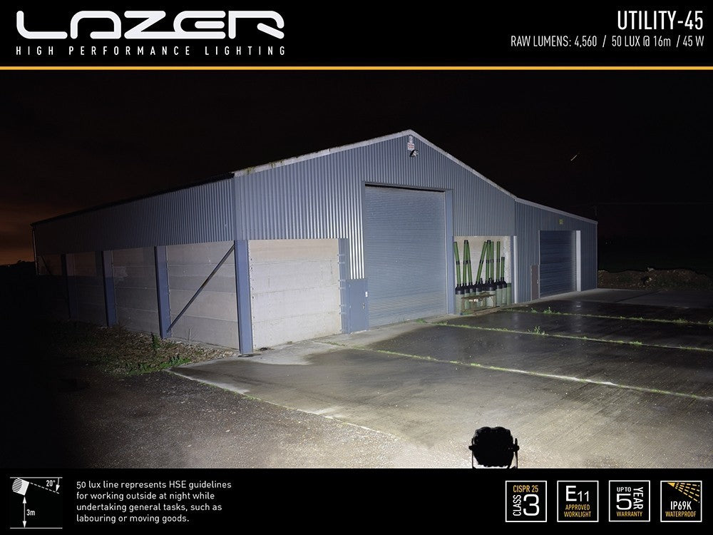 Lazer Lamps Utility 45 U-Halter Halterung U-Halter