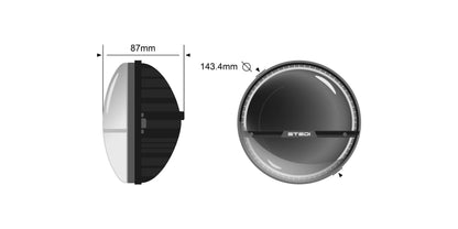 STEDI 5.75 Inch Homage Black 3000K