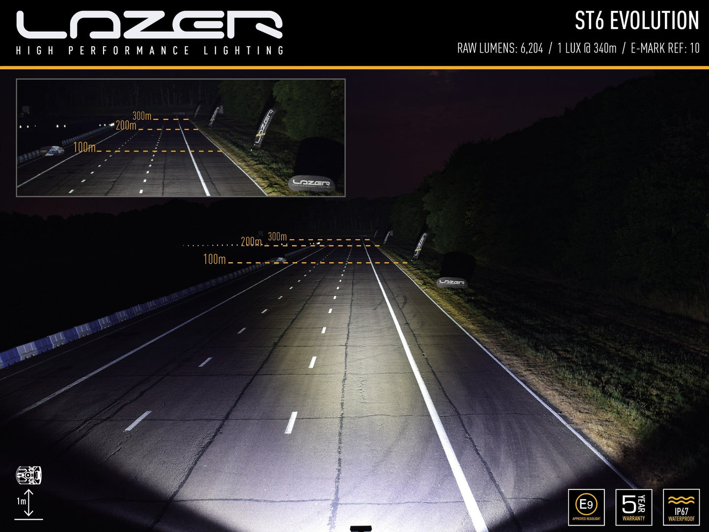 Lazer Lamps ST-6 Evolution