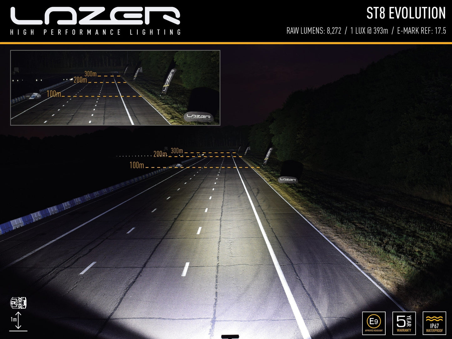 Lazer Lamps ST-8 Evolution