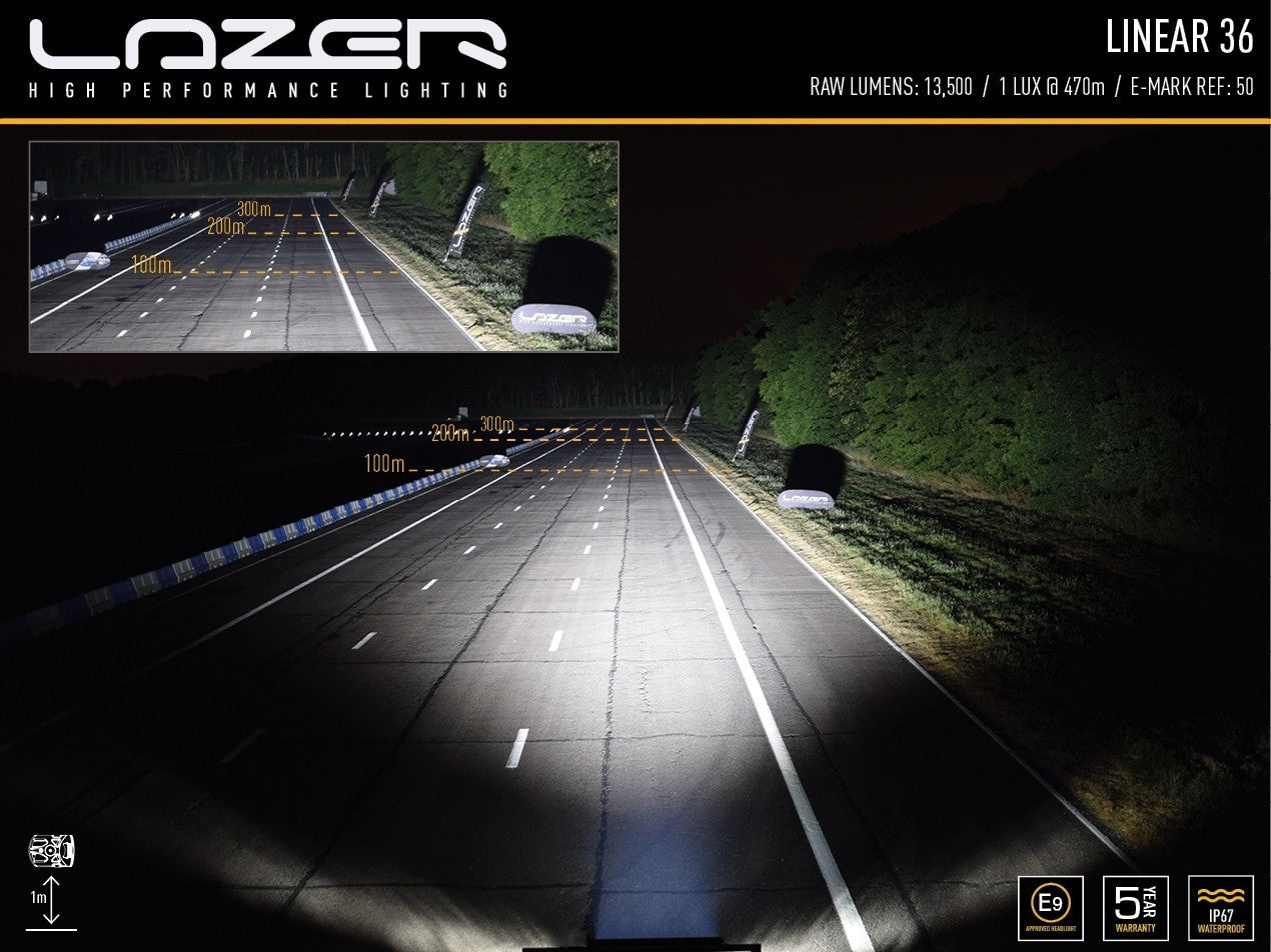 Lazer Lamps Linear 36 Doppel E9 Zulassung