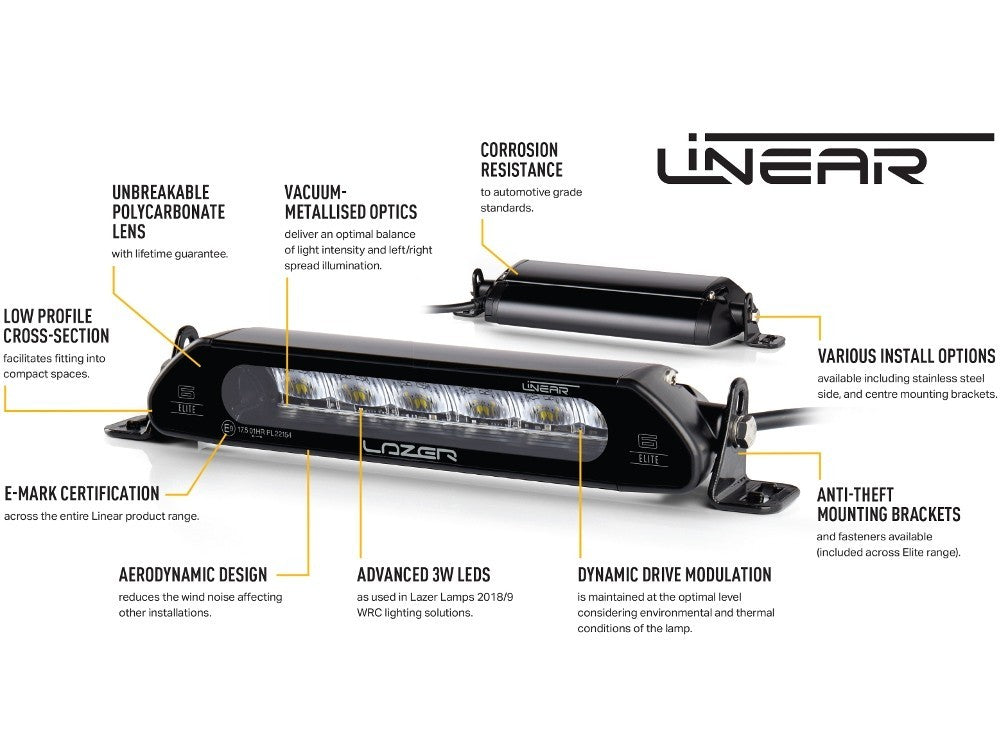 Lazer Lamps Kühlergrill Kit NISSAN Navara (2014+) Linear 18 Linear 18 Elite+Leuchtenart Linear 18 Elite+