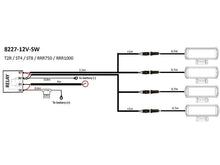 Lazer Lamps Kabelsatz Vierfach-Schalter ST-Serie-TripleR-Linear