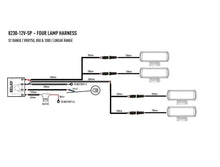 Lazer Lamps Kabelsatz Vierfach-Splice ST-Serie-TripleR-Linear