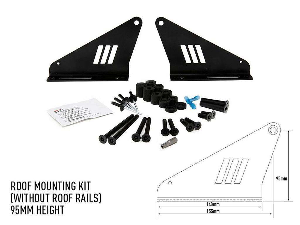 Lazer Lamps Dachmontagesatz ohne Reling 95mm