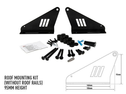 Lazer Lamps Dachmontagesatz ohne Reling 95mm