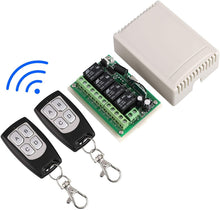 Lazer Lamps DUOLED Funkrelais 4 Kanal 12V mit Fernbedienung