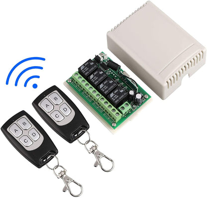 Lazer Lamps DUOLED Funkrelais 4 Kanal 12V mit Fernbedienung