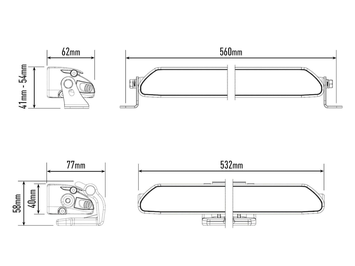 Lazer Lamps Linear 18 Elite mit iLBA