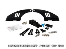Lazer Lamps Dachanbau-Kit LAND ROVER Defender -2018 67mm Dachanbau Halterung/Linear 48/Linear Kabelsatz LL-1L-LP-220 Halterung 67mm Dachanbau Halterung
