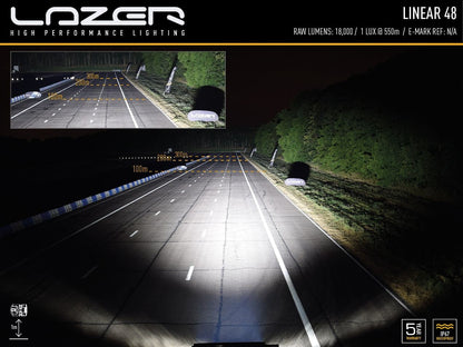 Lazer Lamps Dachanbau-Kit LAND ROVER Defender -2018 67mm Dachanbau Halterung/Linear 48/Linear Kabelsatz LL-1L-LP-220 Halterung 67mm Dachanbau Halterung