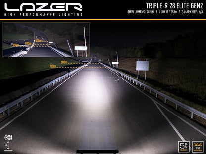 Lazer Lamps Dachanbau-Kit LAND ROVER Defender -2018 67mm Dachanbau Halterung/Linear 48/Linear Kabelsatz LL-1L-LP-220 Halterung 67mm Dachanbau Halterung