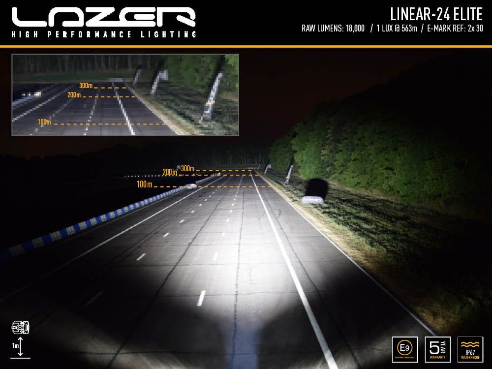 Lazer Lamps Ranger Raptor Grillkit Linear 24 Elite Doppel E Zulassung