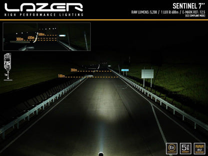 Lazer Lamps SENTINEL 7" Standard black