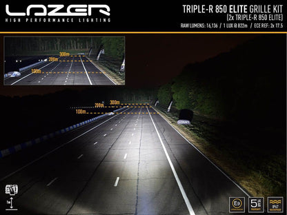 Lazer Lamps Kühlergrill-Kit FORD RANGER LTD (2023+) Triple-R 850 Gen2 TripleR 850 STD mit Pos.Licht Leuchtenart TripleR 850 STD mit Pos.Licht