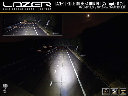 Lazer Lamps Kühlergrill-Kit FORD Transit Custom (2012-2017) Triple-R 750 Gen2 TripleR 750 G2 STD mit Pos.Licht Leuchtenart TripleR 750 G2 STD mit Pos.Licht